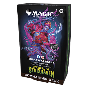 Secrets of Strixhaven Prismari Artistry Commander Deck