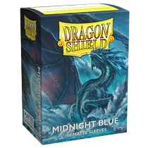 Dragon Shield Standard Sleeves - Matte Midnight Blue
