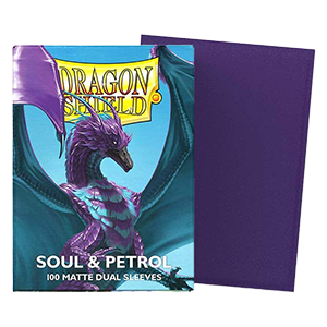 Dragon Shield - Standard Matte Dual Sleeves  - Soul & Petrol