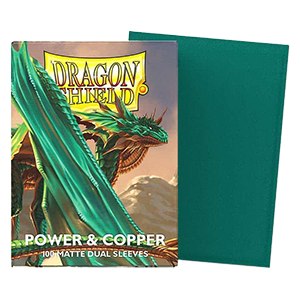Dragon Shield - Standard Matte Dual Sleeves  - Power & Copper