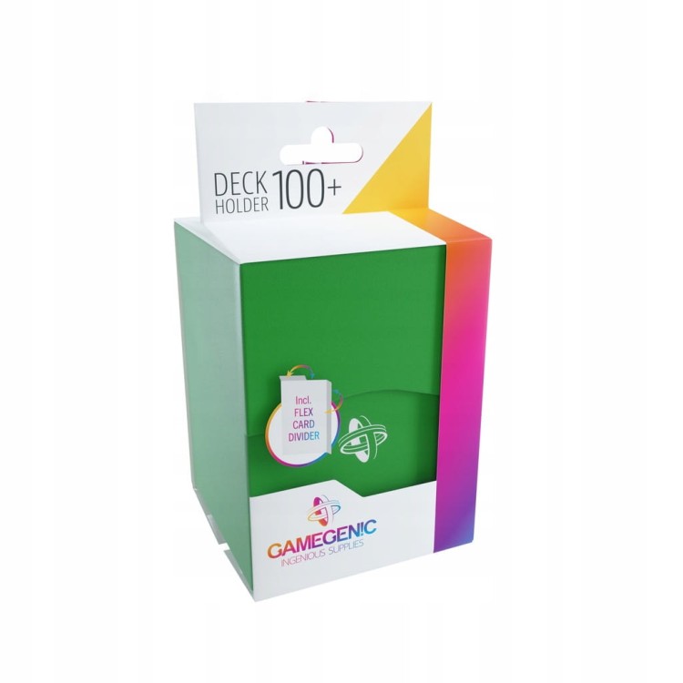 Pudełko Gamegenic: Deck Holder 100+ Zielony