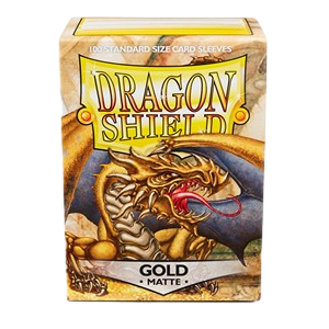 Dragon Shield Standard Sleeves - Matte Gold