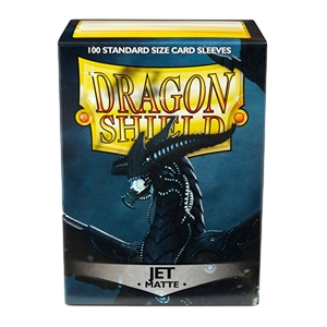 Dragon Shield Standard Sleeves - Matte Jet