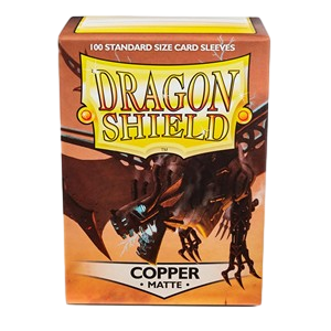 Dragon Shield Standard Sleeves - Matte Copper