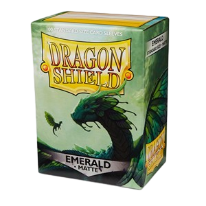 Dragon Shield Standard Sleeves - Matte Emerald