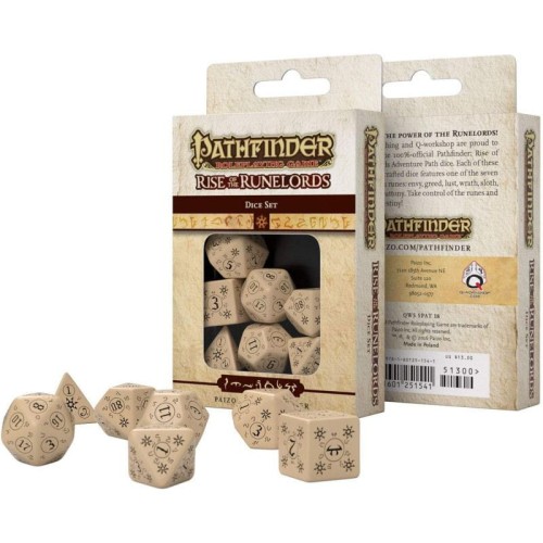 Kości RPG Q-Workshop Pathfinder Rise of Runelords