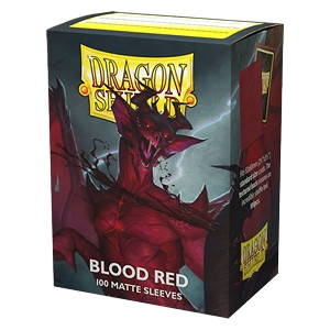 Dragon Shield Standard Matte Sleeves - Blood Red 'Simurag'