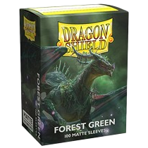 Dragon Shield Standard Sleeves - Forest Green