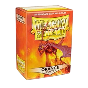 Dragon Shield Standard Sleeves - Matte Orange