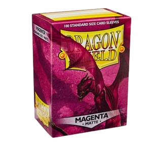Dragon Shield Standard Sleeves - Matte Magenta