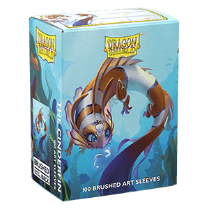 Dragon Shield Standard size Brushed Art Sleeves - The Cinderfin (100 Sleeves)