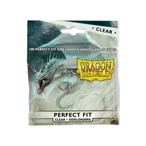 Dragon Shield Standard Perfect Fit Sleeves - Sideloader - Clear