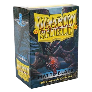 Dragon Shield Standard Sleeves - Matte Black