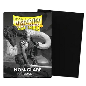 Dragon Shield Standard Sleeves - Matte  Black - Non Glare