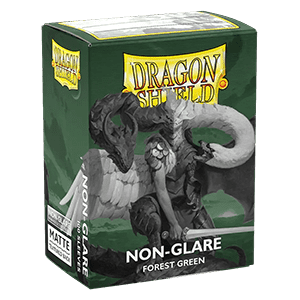 Dragon Shield Standard Sleeves - Matte Forest Green - Non Glare