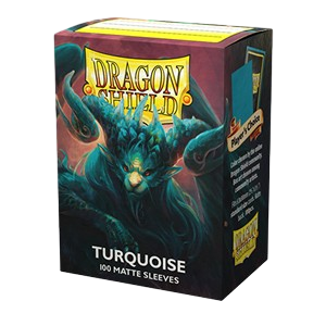 Dragon Shield Standard Sleeves - Matte Turquoise