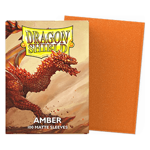 Dragon Shield Standard Sleeves - Matte Amber